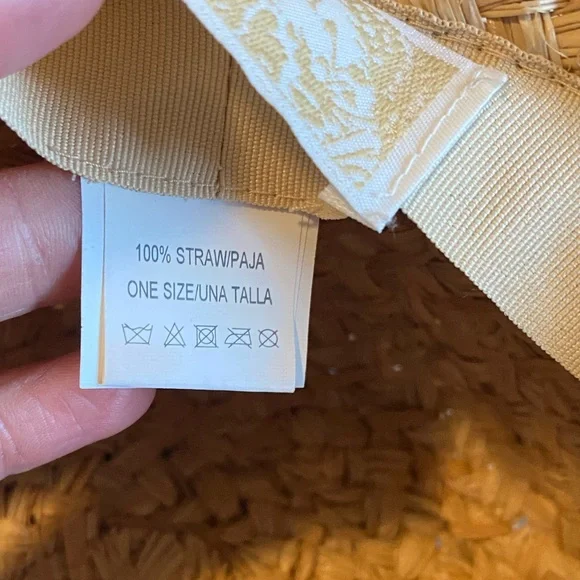 Cappelli Woven Straw Hat - Picture 6 of 6